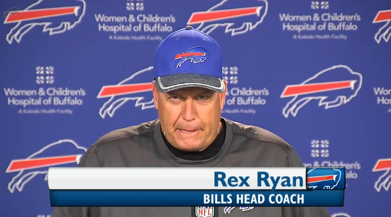 Buffalo Bills head coach, yukster-in-chief, and laffmaster supreme Rex Ryan (Screenshot: Buffalo Bills)